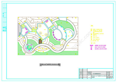 General flat lighting and garden Cad block and details download